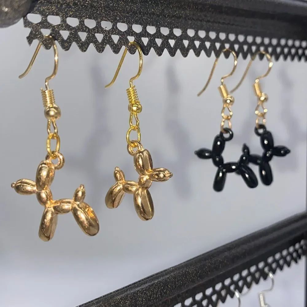 ✨🆕✨ Cute Colorful Balloon 🎈 Dog Earrings ✨ available in multiple colors✨